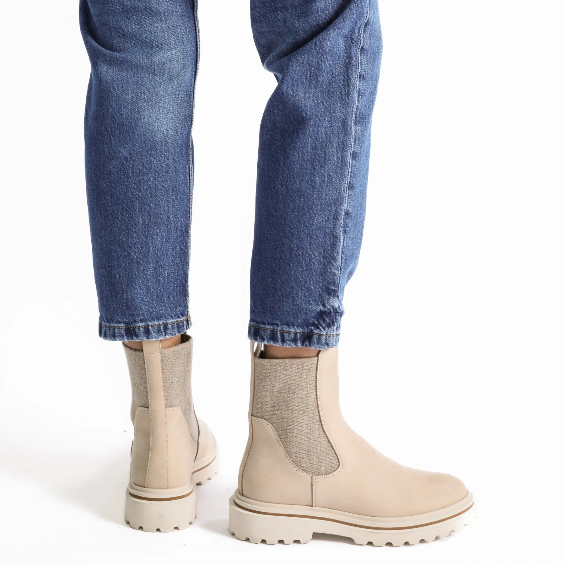 SKYLER LEATHER CHELSEA BOOTS