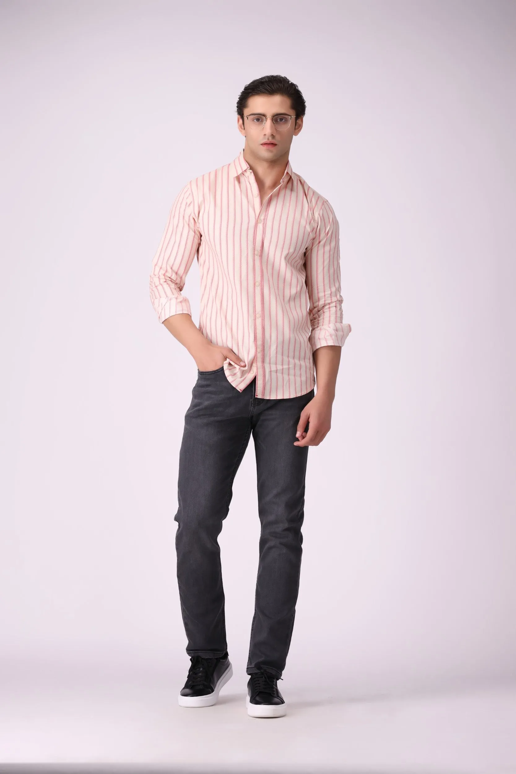 Slim-Fit Casual Shirt