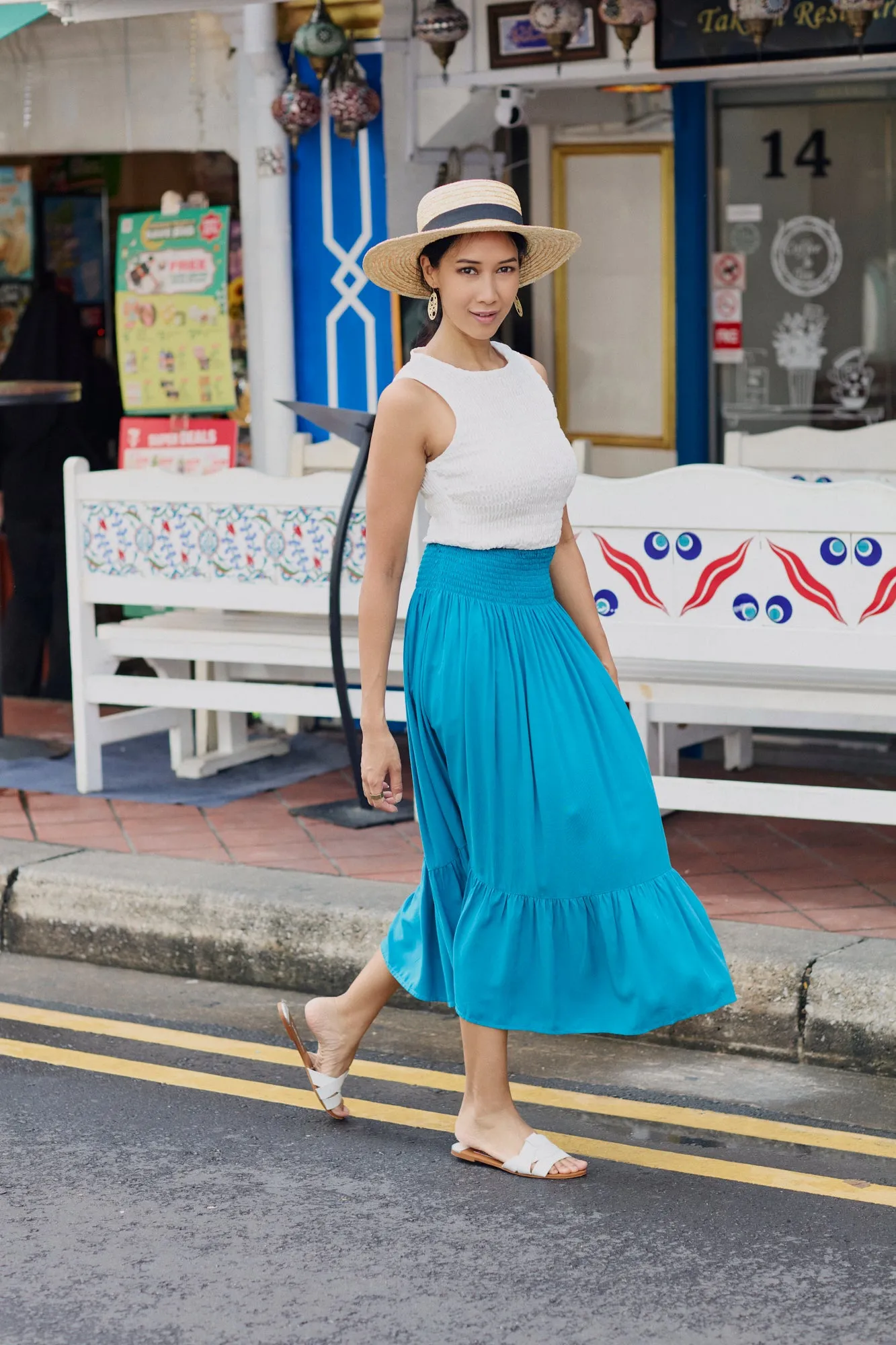 Stella Skirt - Joy Teal