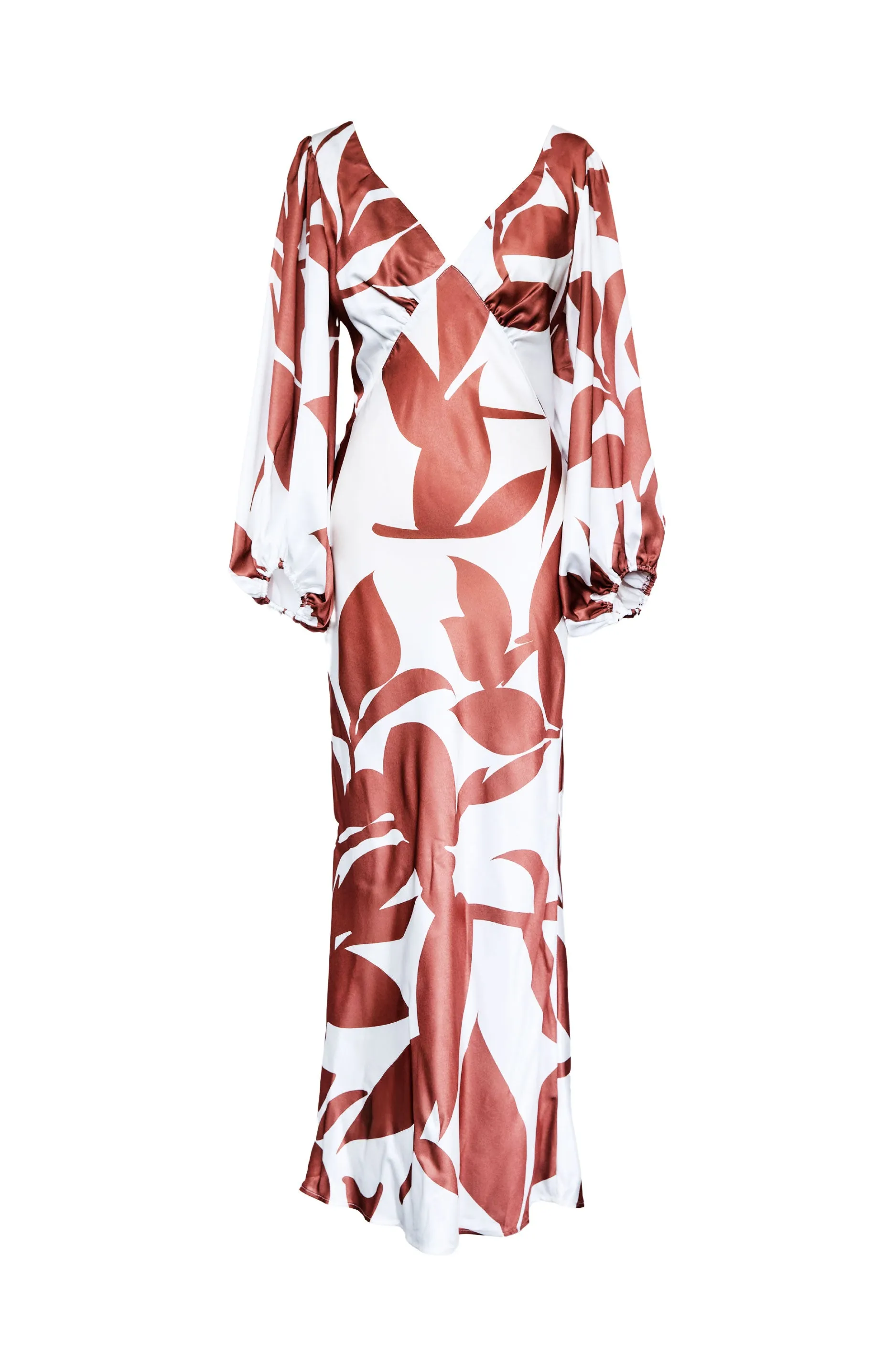 Stetha Maxi Dress - Auburn Leaf