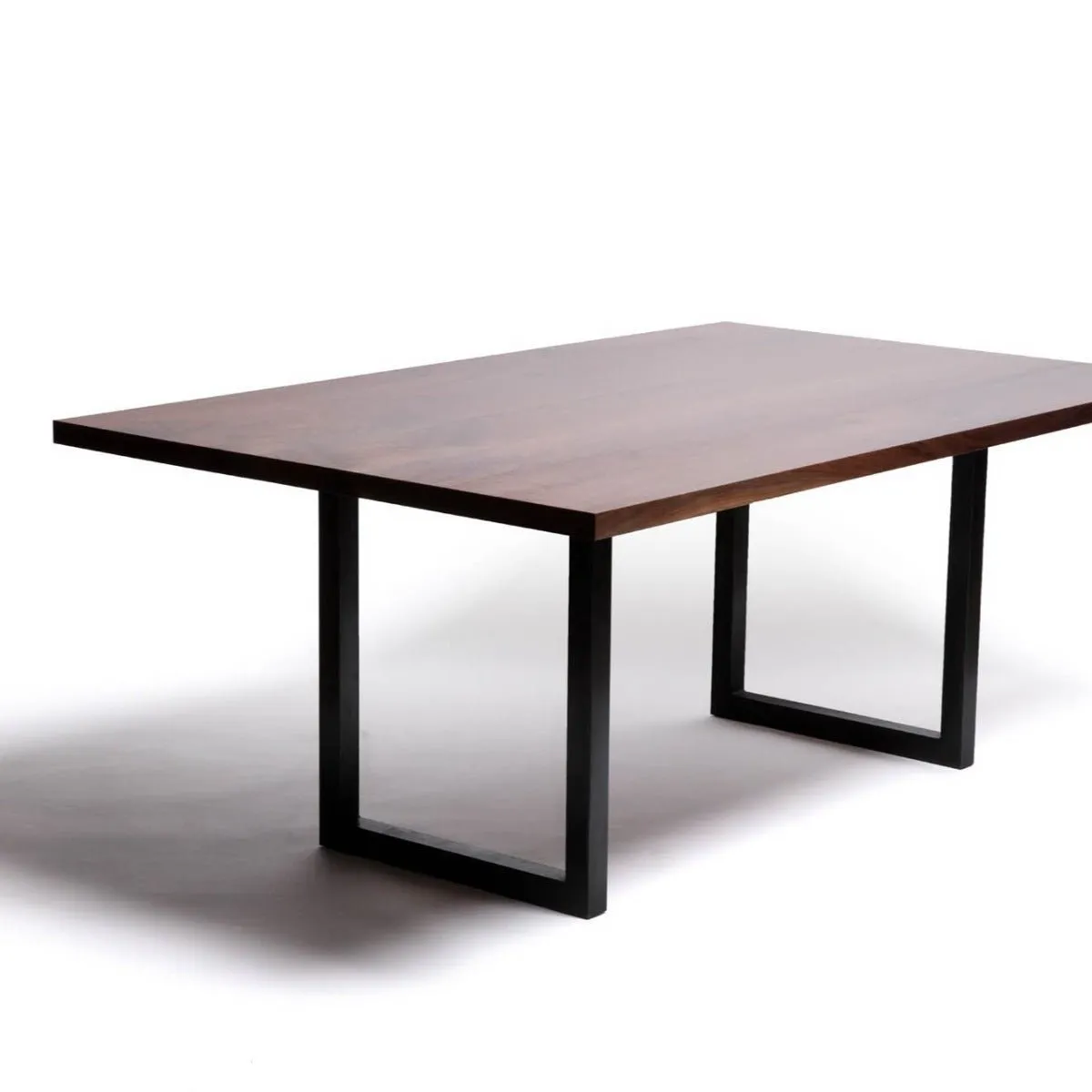 Sunrise Dining Table | Modern Wood and Steel Dining Table