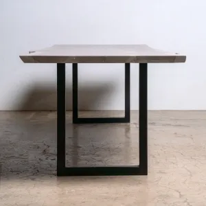 Sunrise Dining Table | Modern Wood and Steel Dining Table