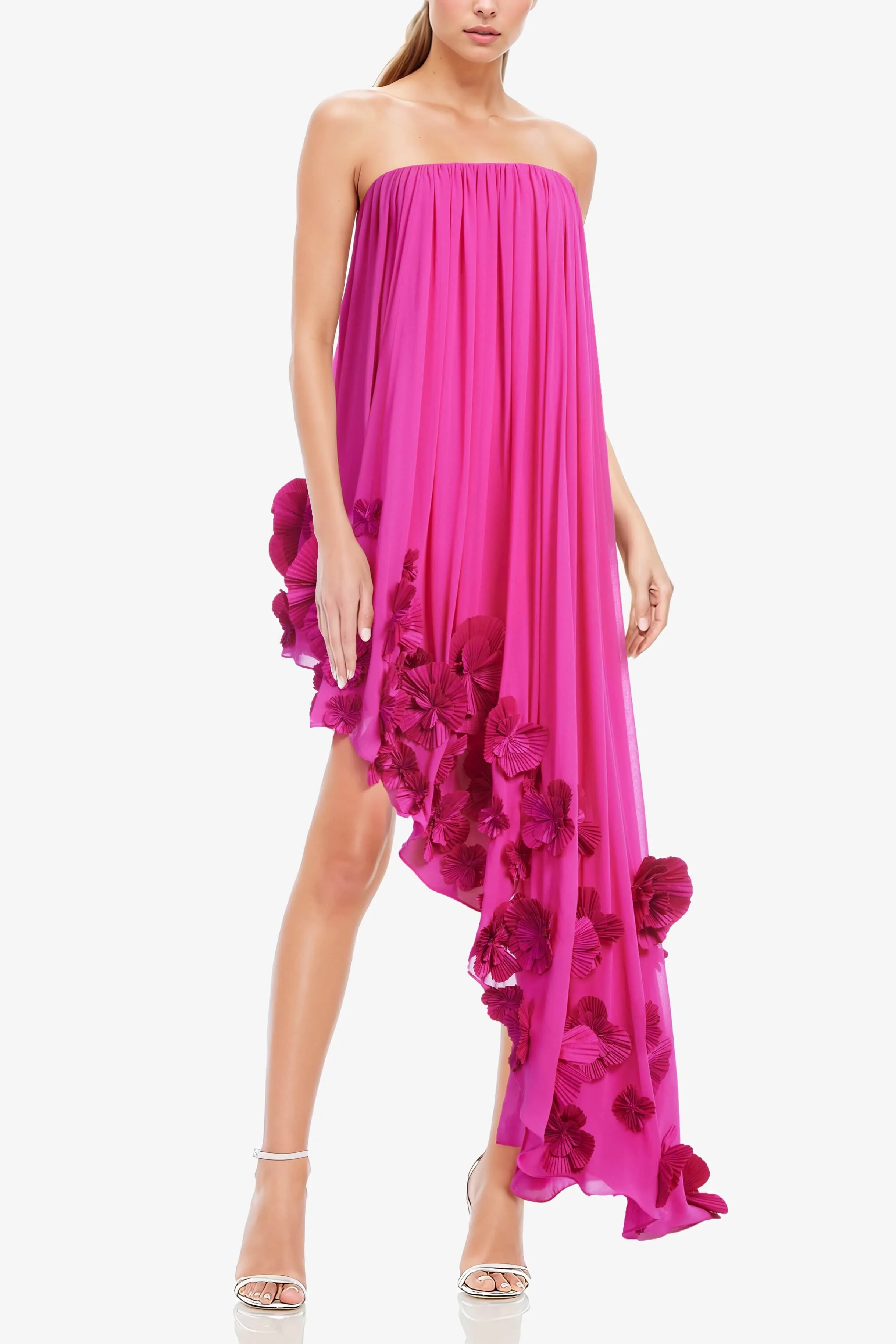 The Maeve Strapless Floral Maxi Dress