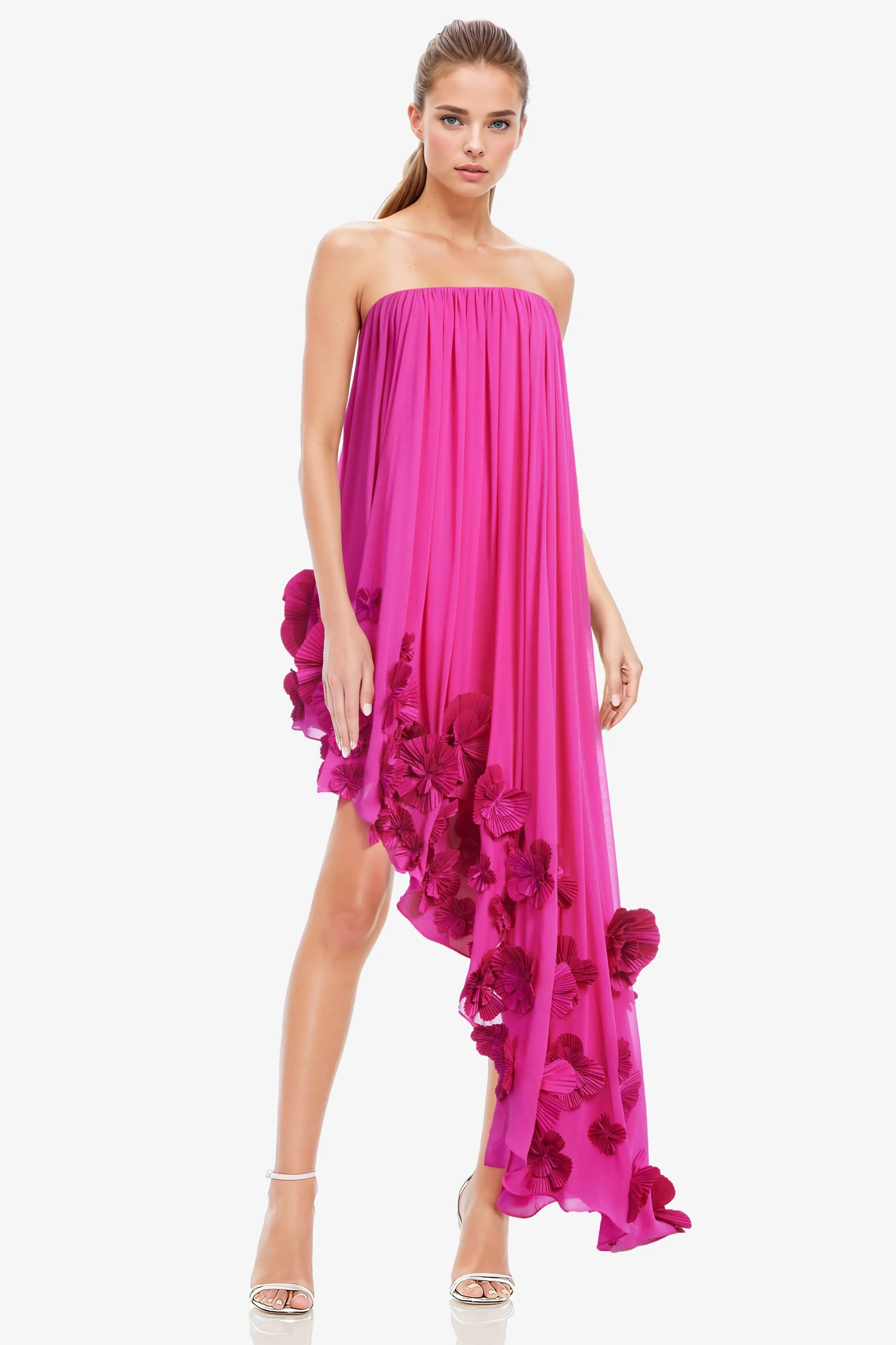 The Maeve Strapless Floral Maxi Dress