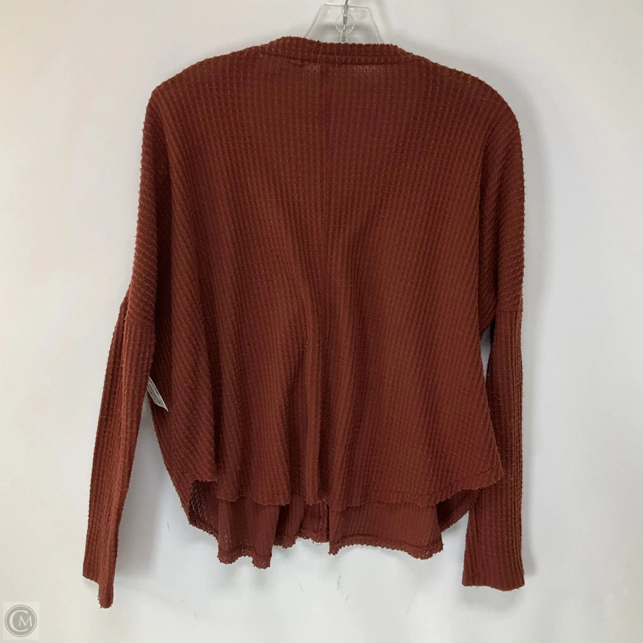Top Long Sleeve By Urban Outfitters In Brown, Size: Xs
