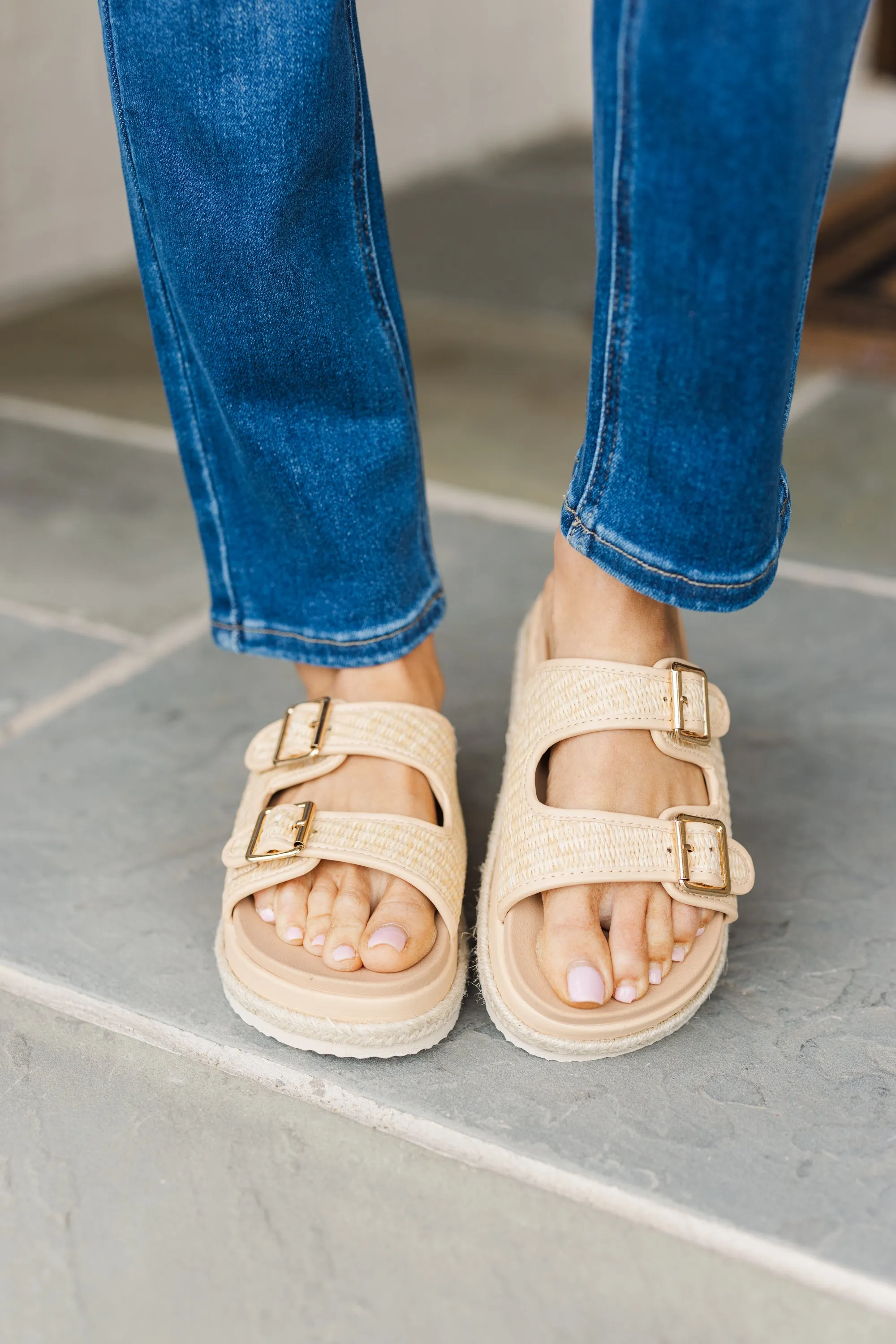 Travel Time Natural Sandals