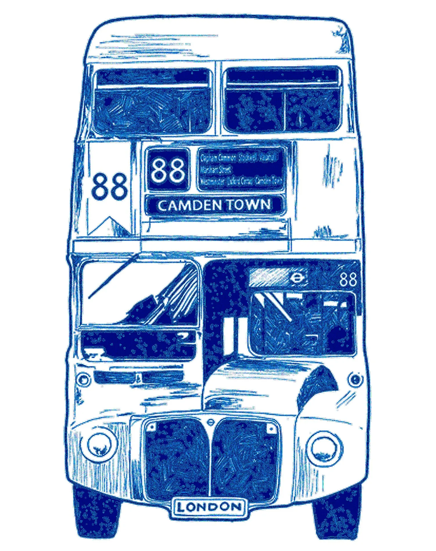 UA London Calling Bus 88 Camden Women's T-shirt (White)
