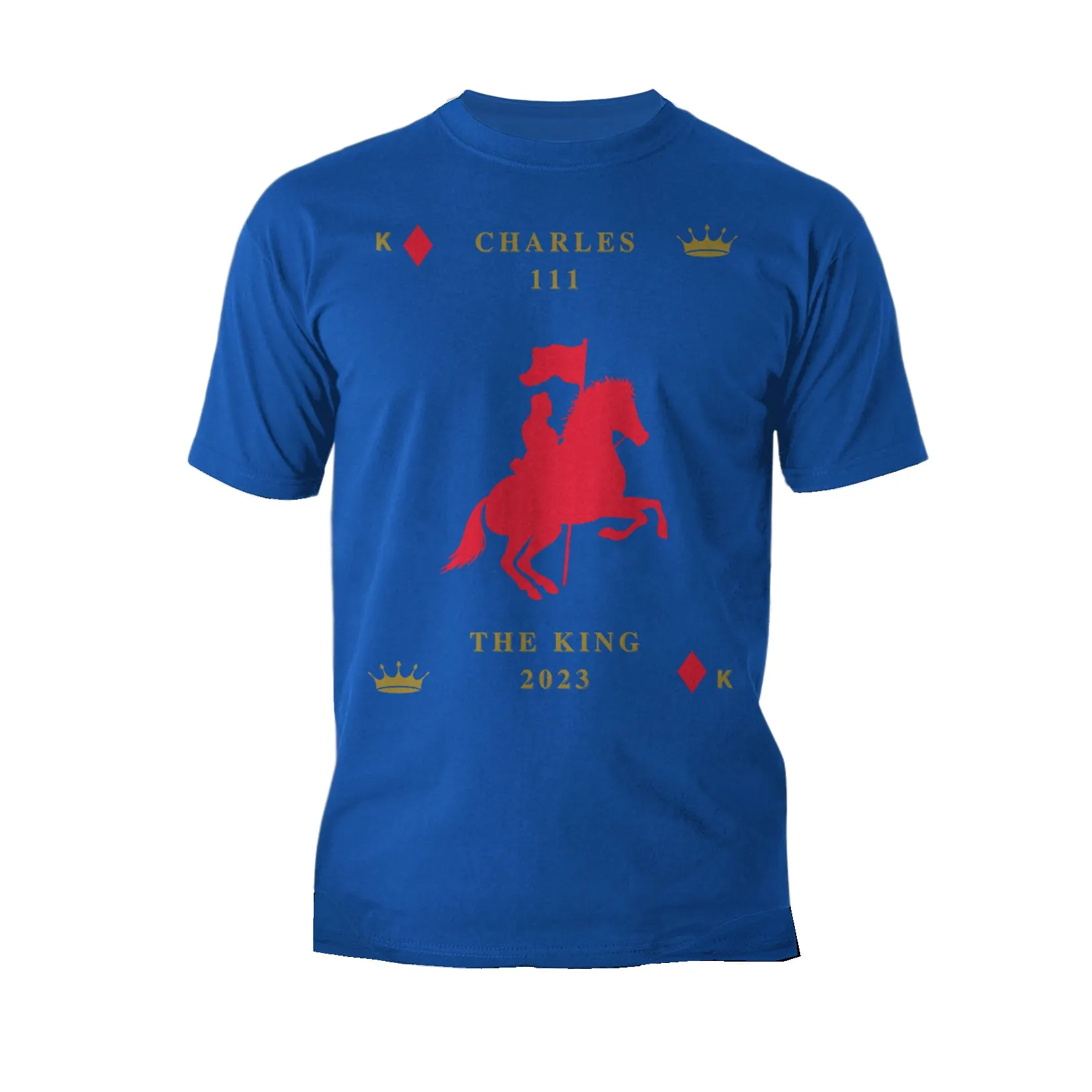 Urban Attitude Kings Coronation 2023 Silhouette Royal Knight Men's T-shirt