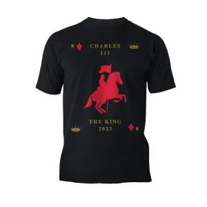 Urban Attitude Kings Coronation 2023 Silhouette Royal Knight Men's T-shirt