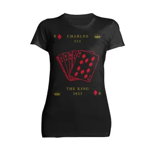 Urban Attitude Kings Coronation 2023 Stencil Royal Flush Women's T-shirt