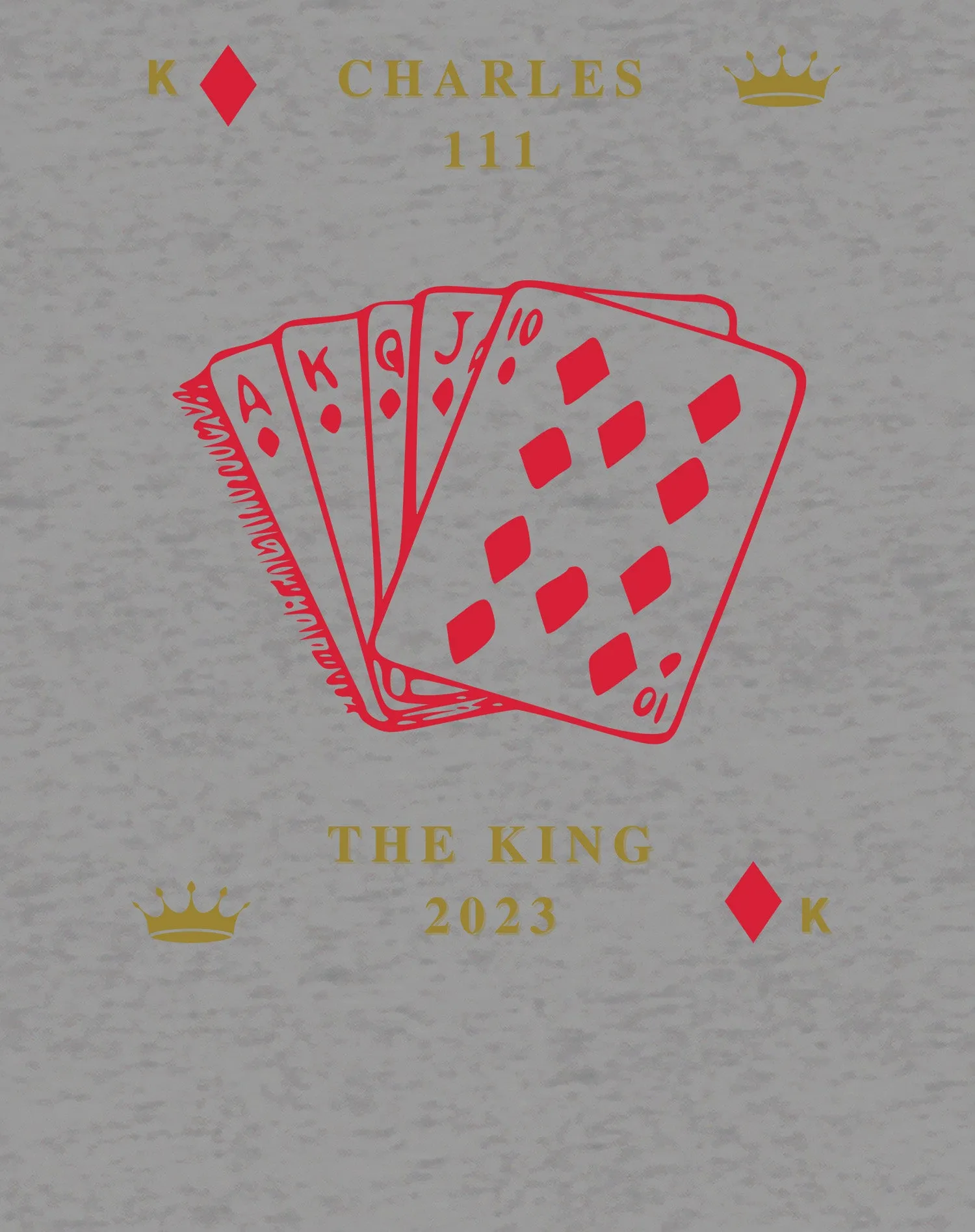 Urban Attitude Kings Coronation 2023 Stencil Royal Flush Women's T-shirt