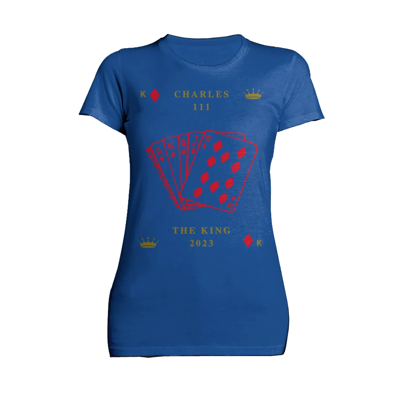 Urban Attitude Kings Coronation 2023 Stencil Royal Flush Women's T-shirt