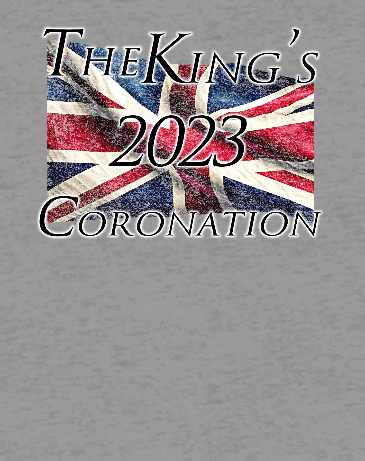 Urban Attitude Kings Coronation 2023 Union Jack Flag Flying Youth T-shirt