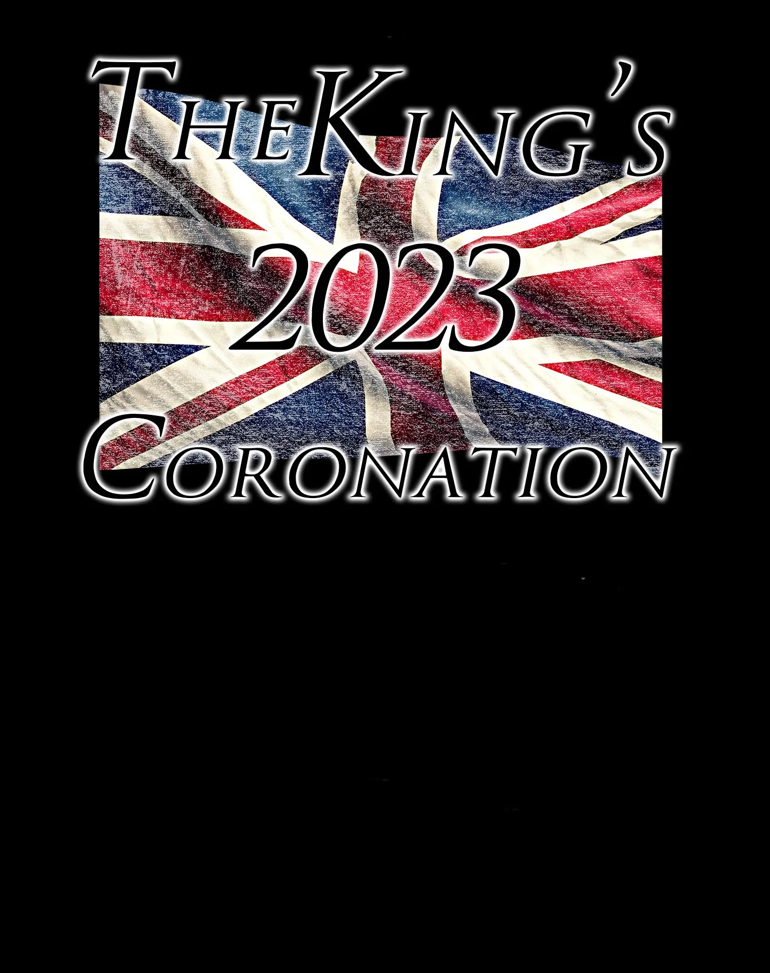Urban Attitude Kings Coronation 2023 Union Jack Flag Flying Youth T-shirt