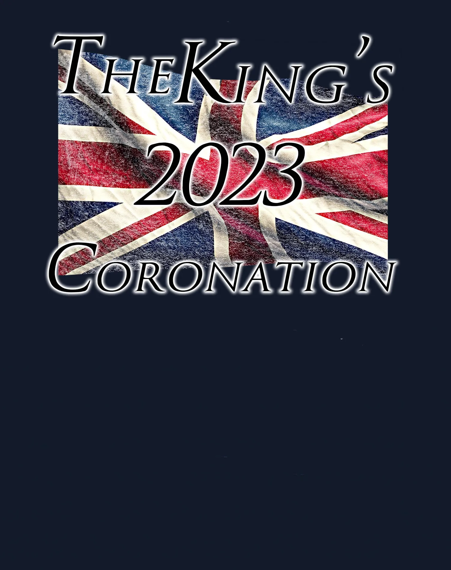 Urban Attitude Kings Coronation 2023 Union Jack Flag Flying Youth T-shirt