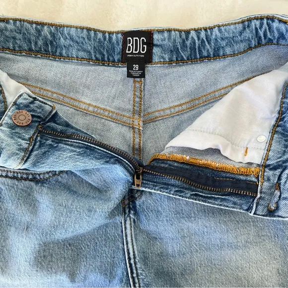 Urban Outfitters BDG Ultra High Waist Cuff Denim Shorts Size 29