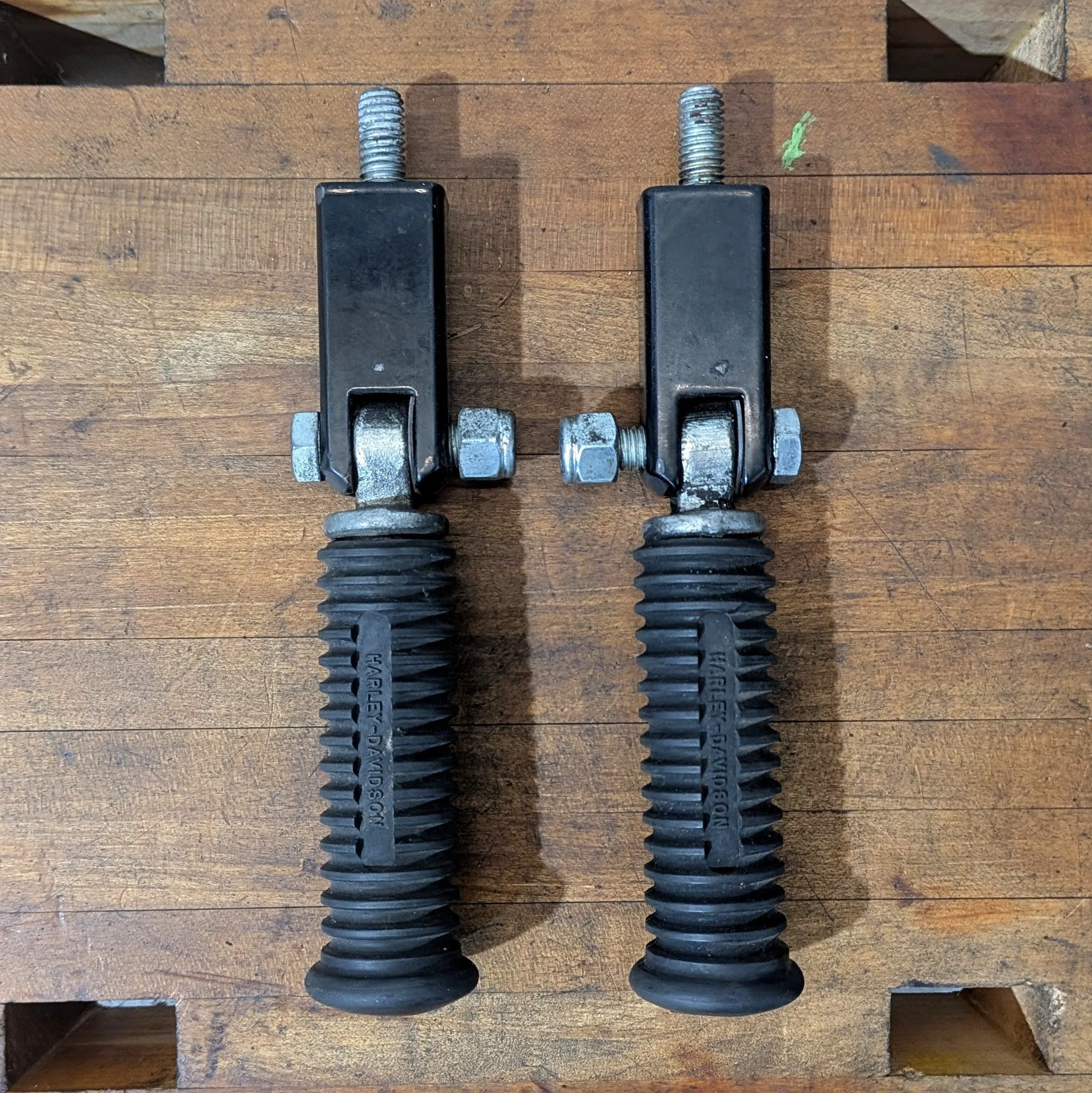 USED - OEM Harley Davidson XL Sportster Passenger Peg Set - 86-03