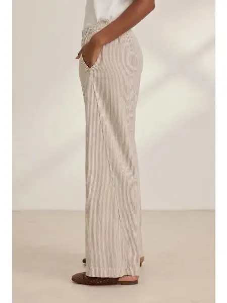 Velvet with Cleo Wade - Kelly pant in oatmeal