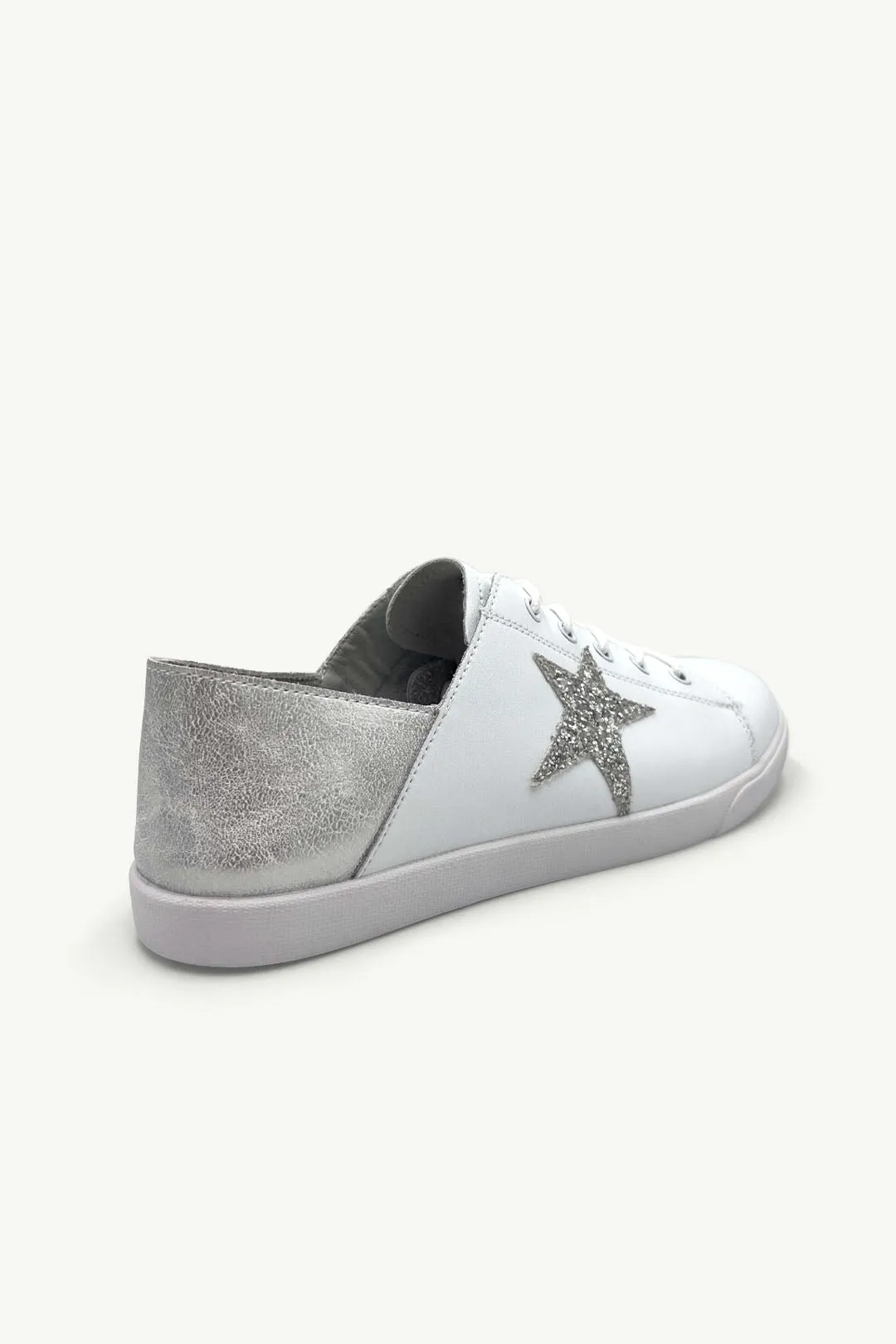 Vicki™ White   Glitter Star