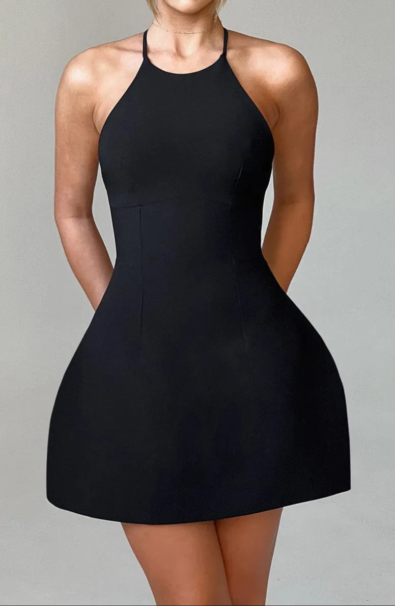 Violetta Mini Dress - Black 