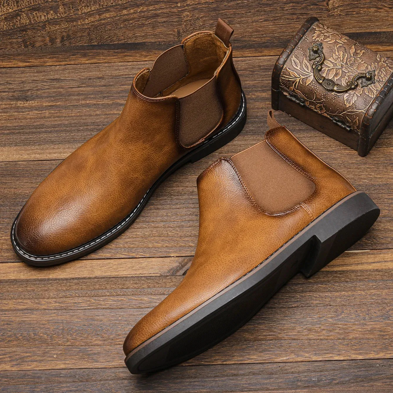Wayne™ | Classic Elegance Chelsea Boots