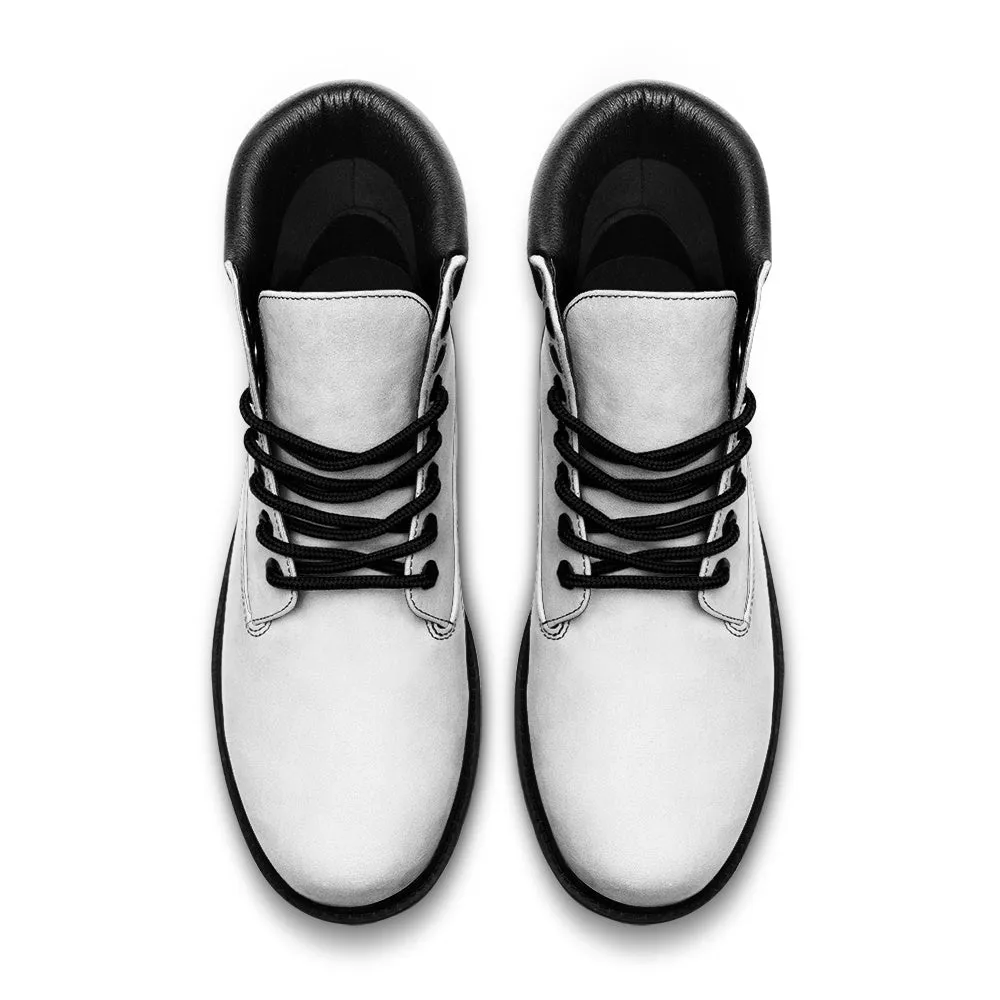 White Suede Boots