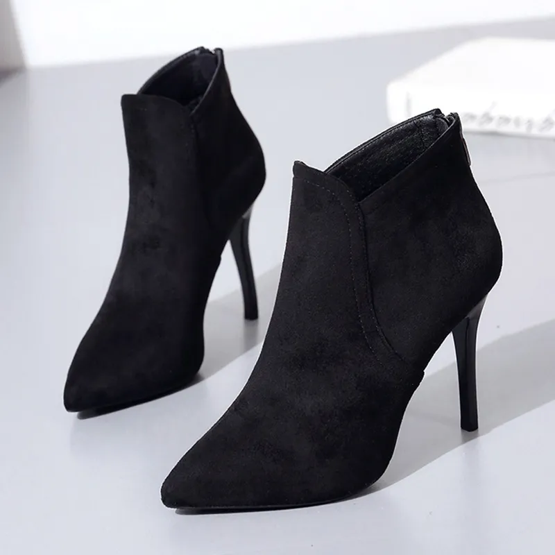 Women Boots Casual Shoes Woman Zipper Shoes