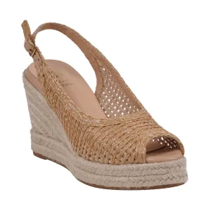 Women's Amira Natural Woven Espadrille Wedge Sandals