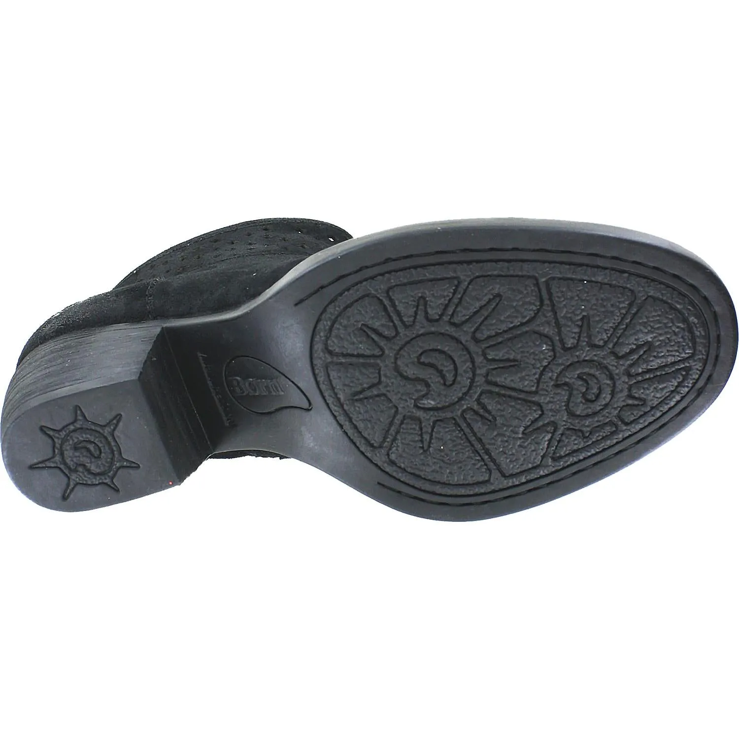 Women's Born Winema Black Distressed Suede
