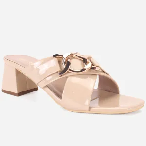 Womens "LINNLY" Block Heeled Sandals