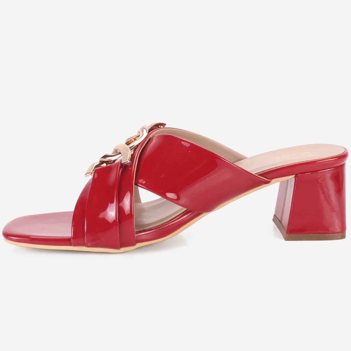Womens "LINNLY" Block Heeled Sandals