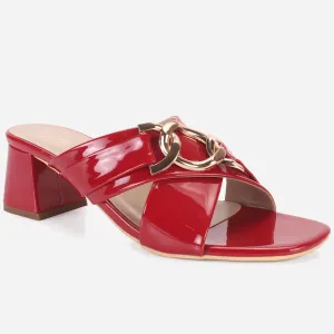 Womens "LINNLY" Block Heeled Sandals