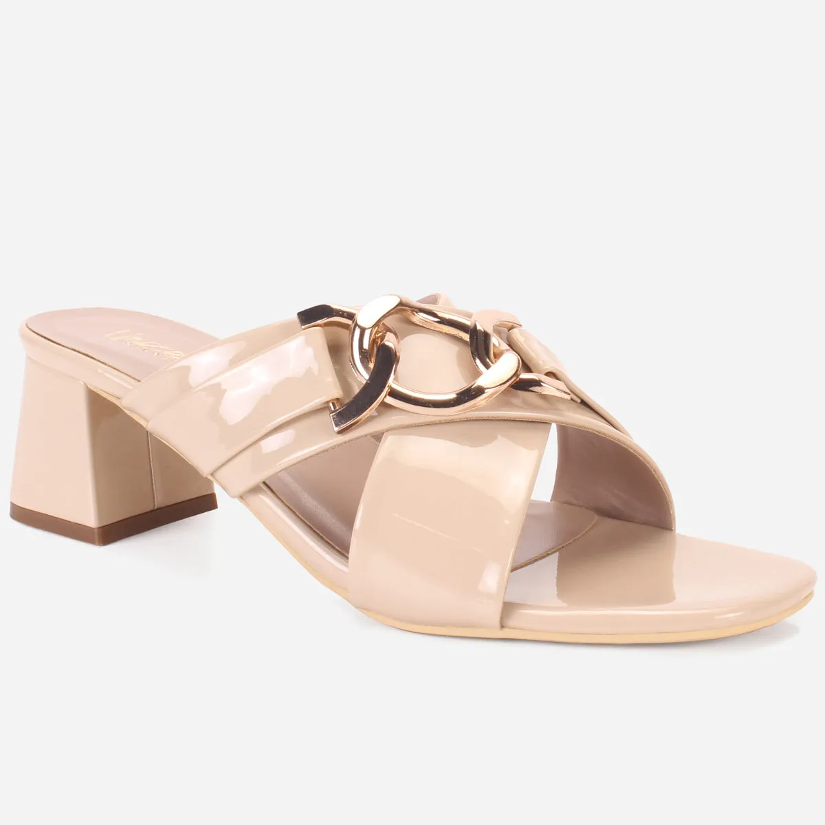 Womens "LINNLY" Block Heeled Sandals
