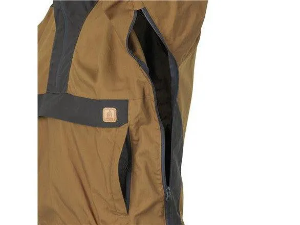 WOODSMAN Anorak Jacket - Black / Taiga Green